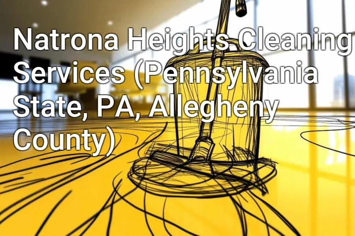 Natrona Heights Cleaning Services (Pennsylvania State, PA, Allegheny County)