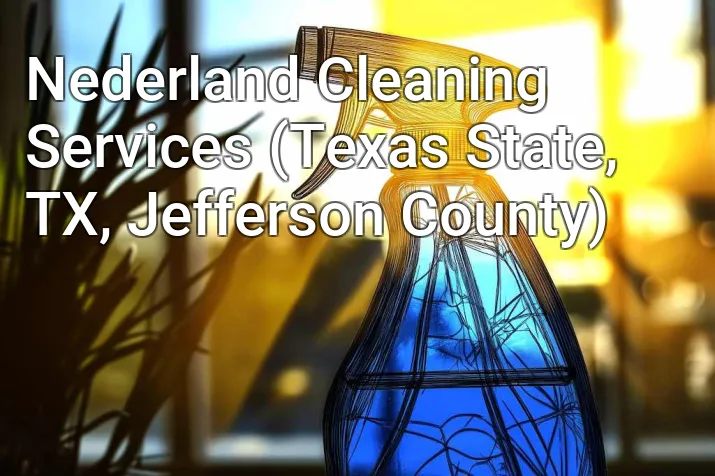 Nederland Cleaning Services (Texas State, TX, Jefferson County)