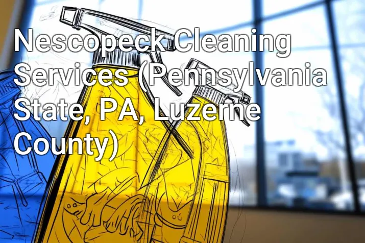Nescopeck Cleaning Services (Pennsylvania State, PA, Luzerne County)