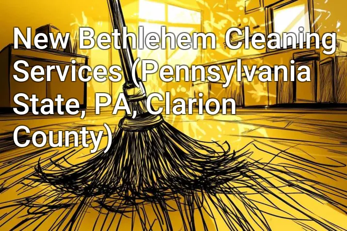 New Bethlehem Cleaning Services (Pennsylvania State, PA, Clarion County)