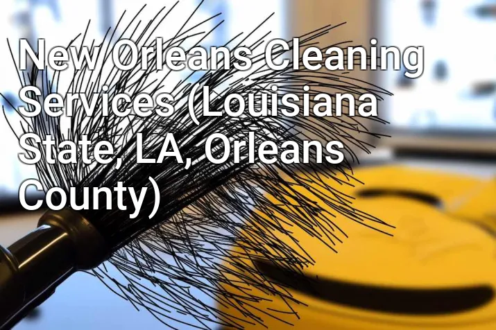 New Orleans Cleaning Services (Louisiana State, LA, Orleans County)