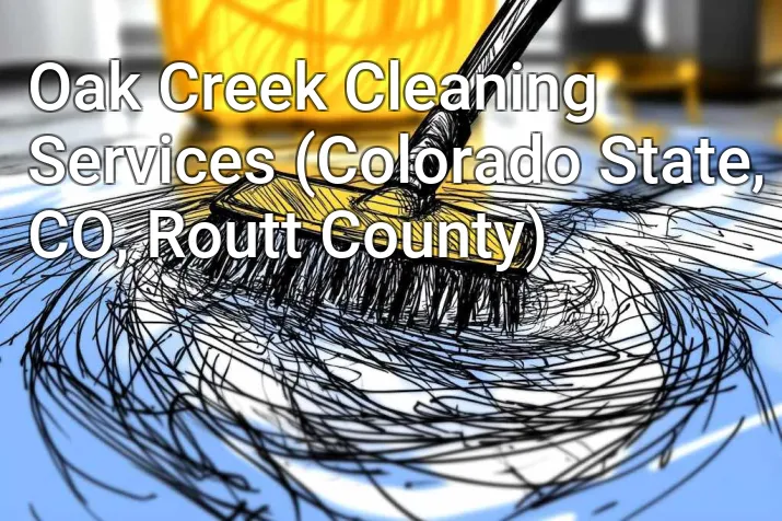 Oak Creek Cleaning Services (Colorado State, CO, Routt County)