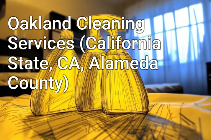 Oakland Cleaning Services (California State, CA, Alameda County)