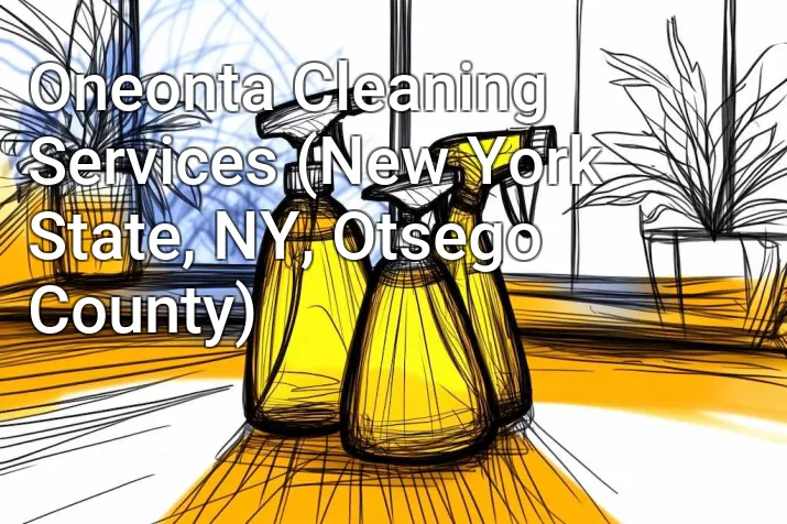 Oneonta Cleaning Services (New York State, NY, Otsego County)