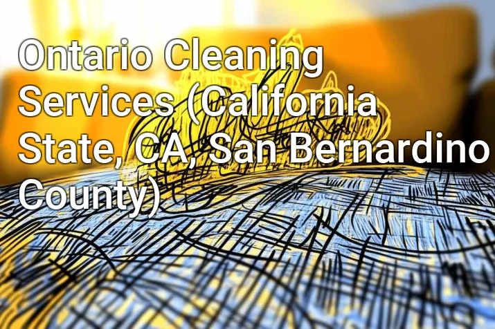 Ontario Cleaning Services (California State, CA, San Bernardino County)