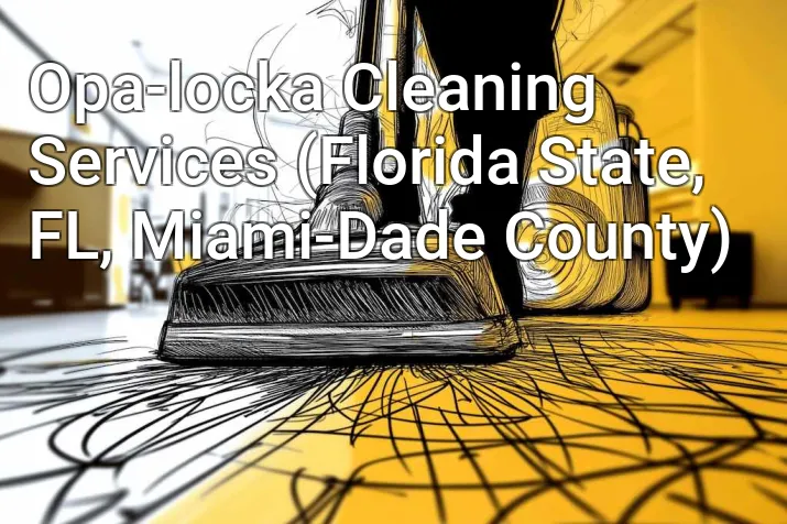 Opa-locka Cleaning Services (Florida State, FL, Miami-Dade County)