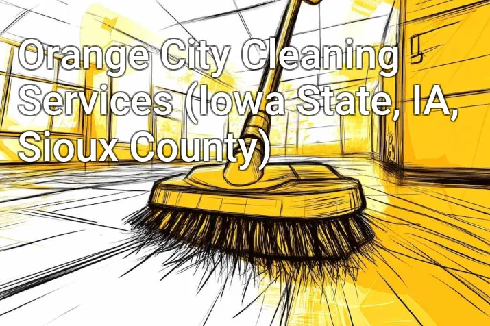 Orange City Cleaning Services (Iowa State, IA, Sioux County)
