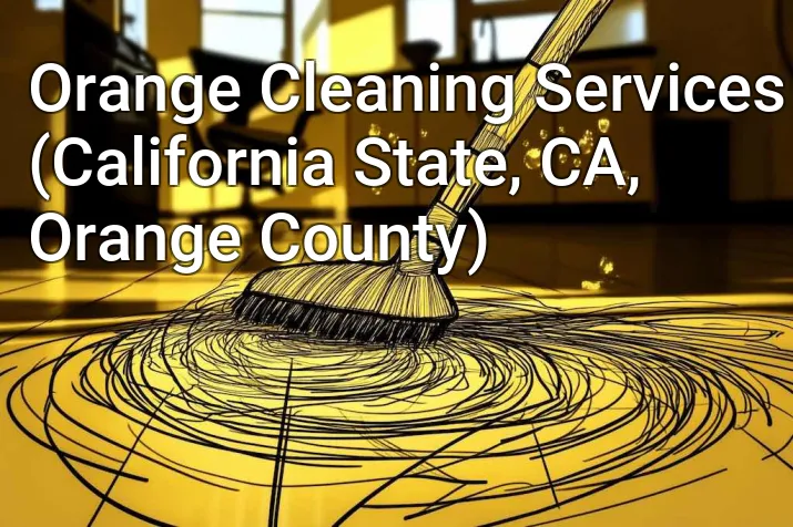 Orange Cleaning Services (California State, CA, Orange County)