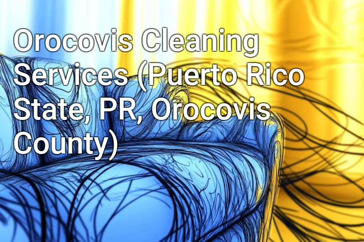 Orocovis Cleaning Services (Puerto Rico State, PR, Orocovis County)
