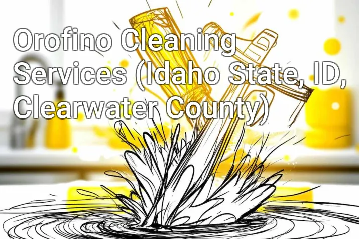Orofino Cleaning Services (Idaho State, ID, Clearwater County)