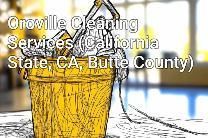 Oroville Cleaning Services (California State, CA, Butte County)