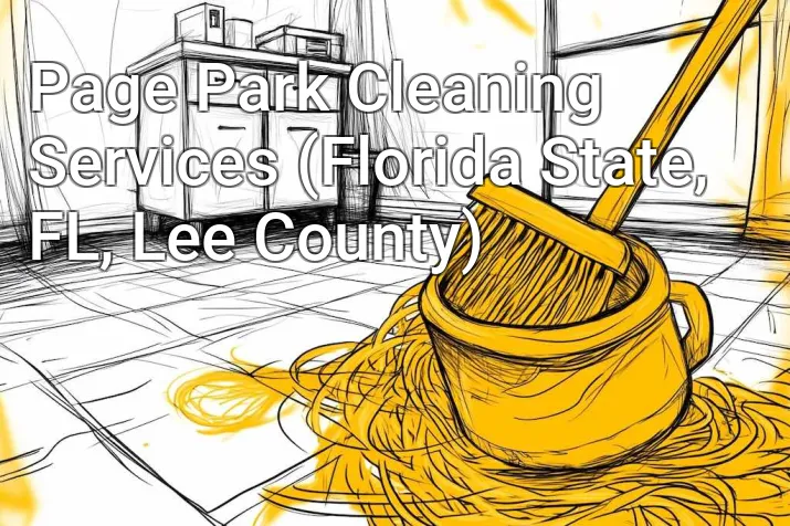 Page Park Cleaning Services (Florida State, FL, Lee County)