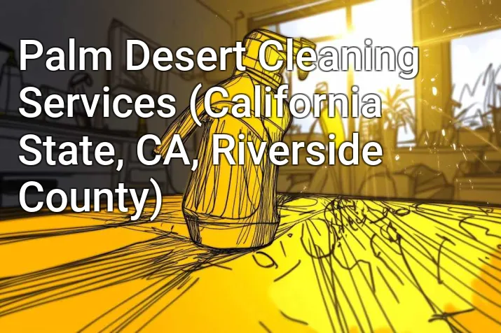 Palm Desert Cleaning Services (California State, CA, Riverside County)