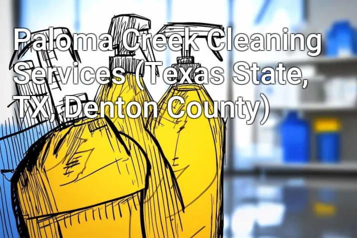 Paloma Creek Cleaning Services (Texas State, TX, Denton County)