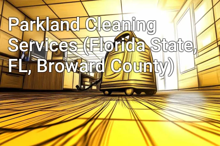 Parkland Cleaning Services (Florida State, FL, Broward County)
