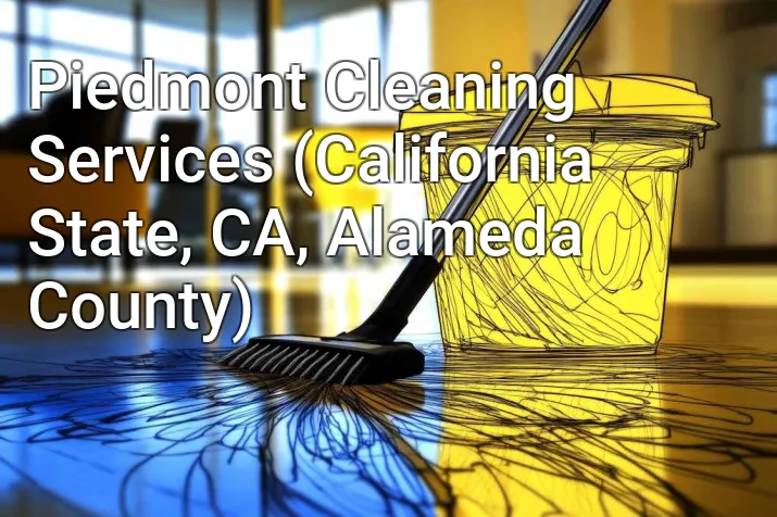Piedmont Cleaning Services (California State, CA, Alameda County)