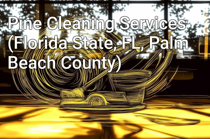 Pine Cleaning Services (Florida State, FL, Palm Beach County)