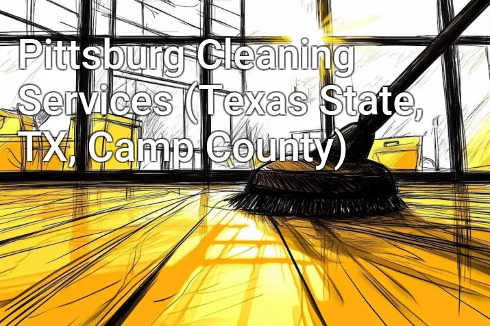 Pittsburg Cleaning Services (Texas State, TX, Camp County)