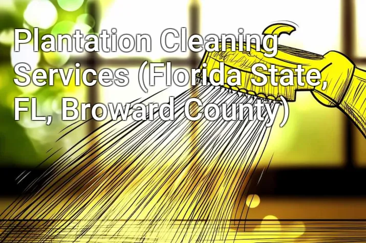 Plantation Cleaning Services (Florida State, FL, Broward County)