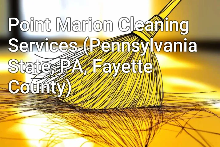 Point Marion Cleaning Services (Pennsylvania State, PA, Fayette County)
