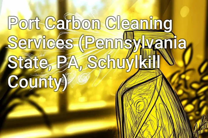 Port Carbon Cleaning Services (Pennsylvania State, PA, Schuylkill County)