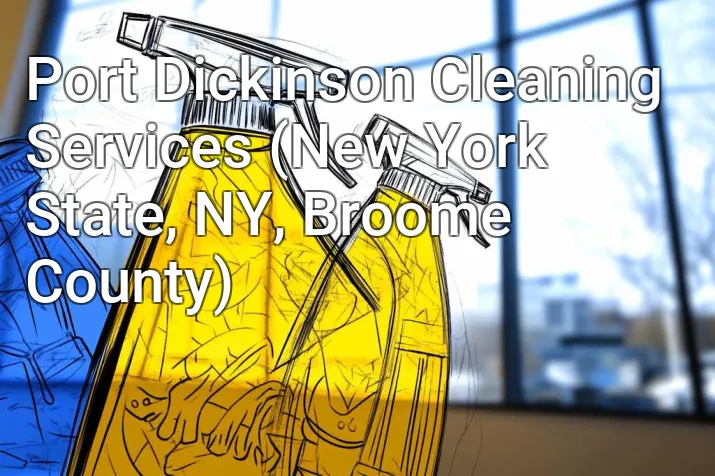 Port Dickinson Cleaning Services (New York State, NY, Broome County)