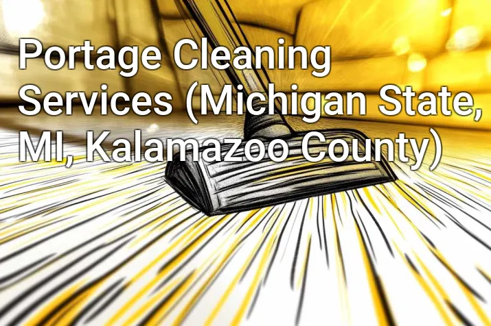 Portage Cleaning Services (Michigan State, MI, Kalamazoo County)