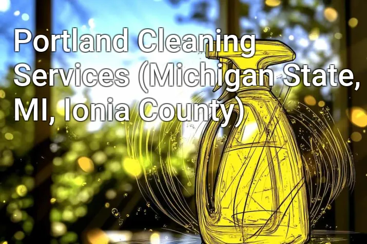 Portland Cleaning Services (Michigan State, MI, Ionia County)