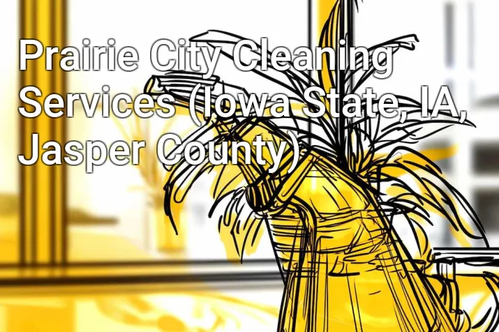 Prairie City Cleaning Services (Iowa State, IA, Jasper County)
