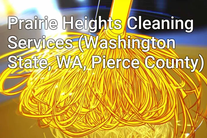 Prairie Heights Cleaning Services (Washington State, WA, Pierce County)