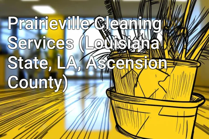 Prairieville Cleaning Services (Louisiana State, LA, Ascension County)