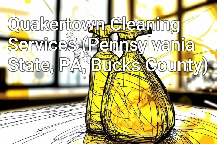 Quakertown Cleaning Services (Pennsylvania State, PA, Bucks County)