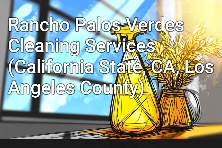 Rancho Palos Verdes Cleaning Services (California State, CA, Los Angeles County)