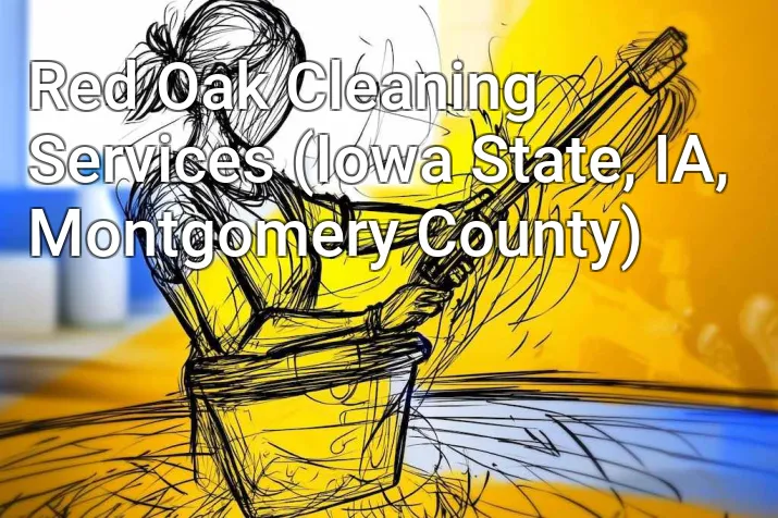 Red Oak Cleaning Services (Iowa State, IA, Montgomery County)