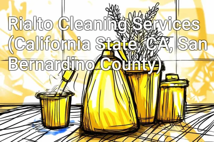 Rialto Cleaning Services (California State, CA, San Bernardino County)