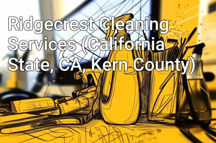 Ridgecrest Cleaning Services (California State, CA, Kern County)