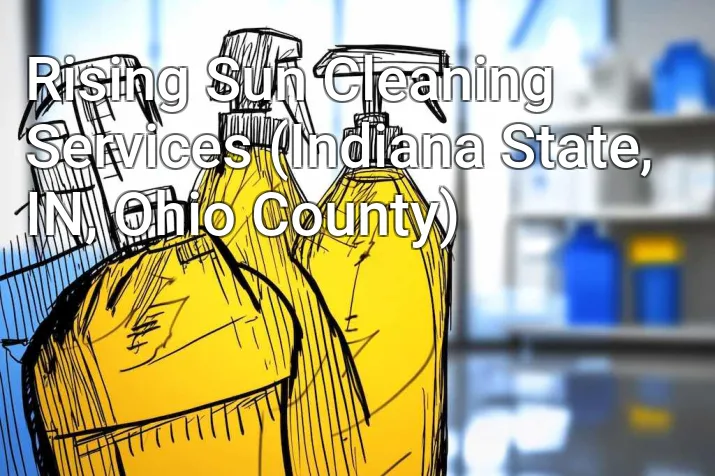 Rising Sun Cleaning Services (Indiana State, IN, Ohio County)