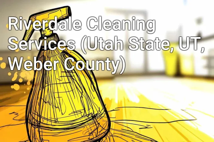 Riverdale Cleaning Services (Utah State, UT, Weber County)