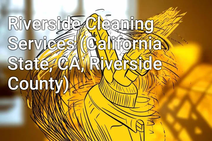 Riverside Cleaning Services (California State, CA, Riverside County)