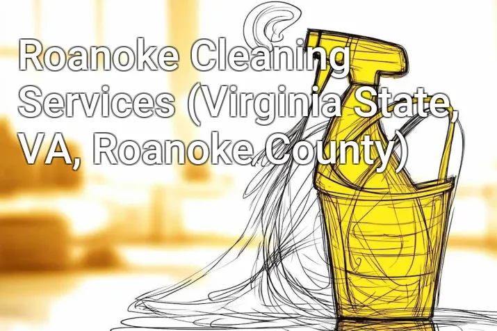 Roanoke Cleaning Services (Virginia State, VA, Roanoke County)