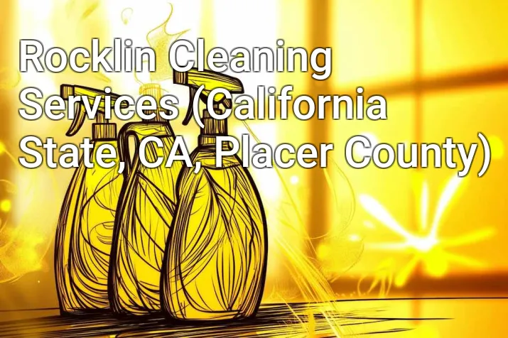 Rocklin Cleaning Services (California State, CA, Placer County)