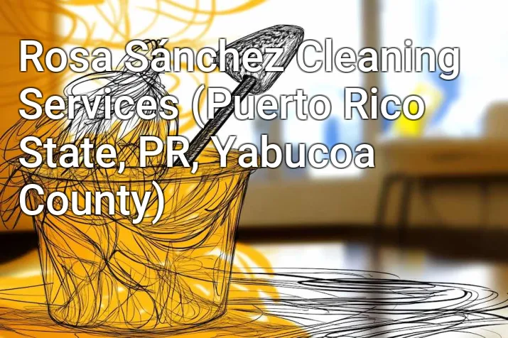 Rosa Sánchez Cleaning Services (Puerto Rico State, PR, Yabucoa County)