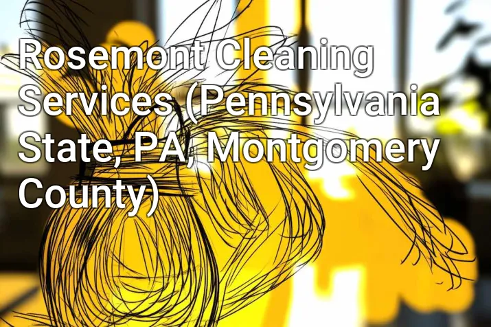 Rosemont Cleaning Services (Pennsylvania State, PA, Montgomery County)
