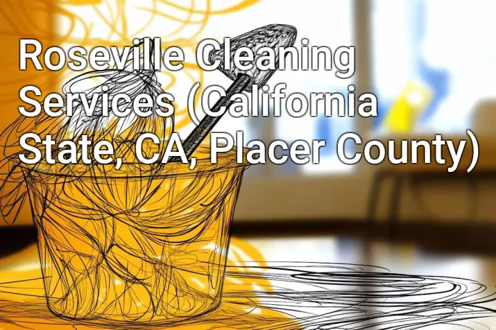 Roseville Cleaning Services (California State, CA, Placer County)