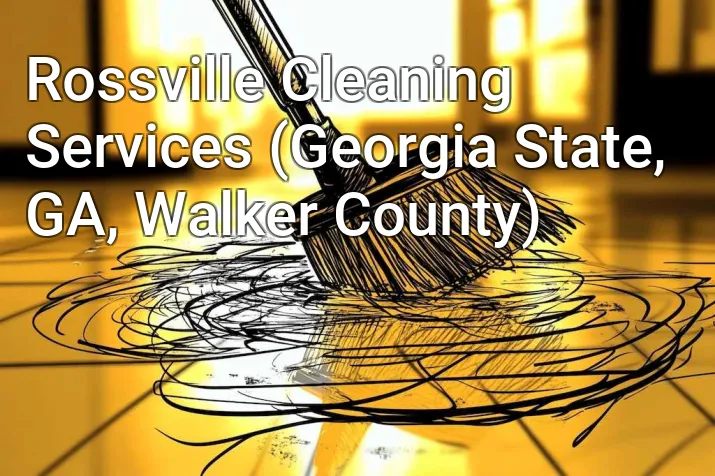 Rossville Cleaning Services (Georgia State, GA, Walker County)