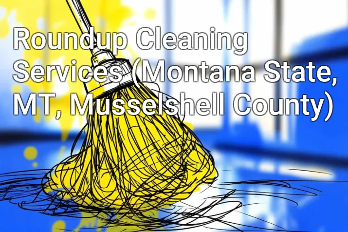 Roundup Cleaning Services (Montana State, MT, Musselshell County)