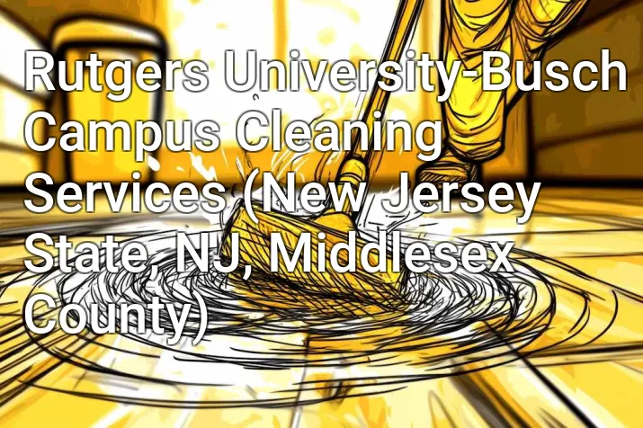 Rutgers University-Busch Campus Cleaning Services (New Jersey State, NJ, Middlesex County)