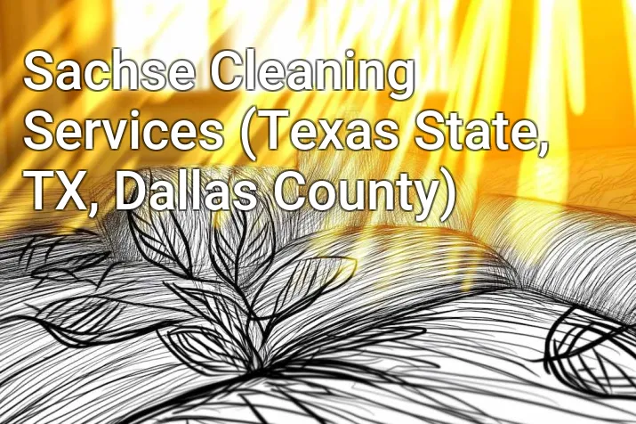 Sachse Cleaning Services (Texas State, TX, Dallas County)