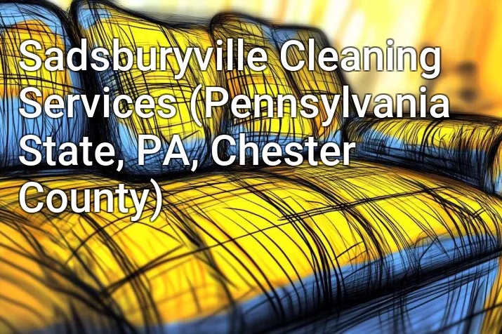 Sadsburyville Cleaning Services (Pennsylvania State, PA, Chester County)