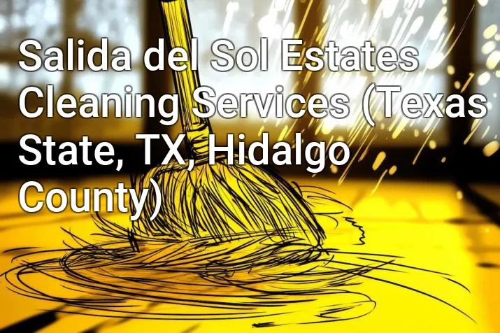 Salida del Sol Estates Cleaning Services (Texas State, TX, Hidalgo County)